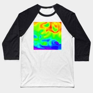 Rainbow heat map Baseball T-Shirt